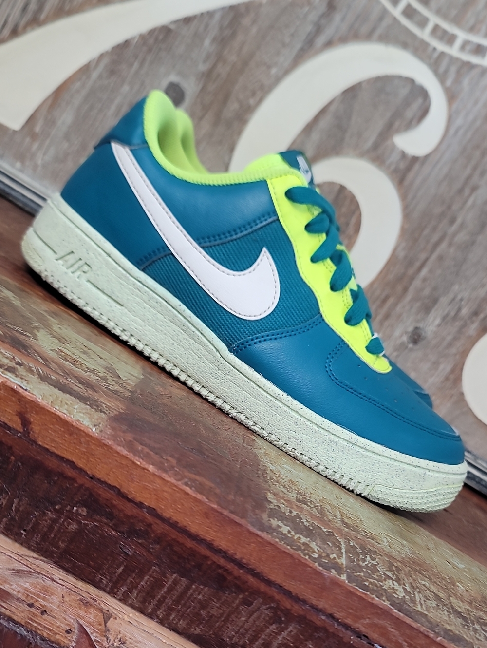 Nike Air Force 1 Crater 'Bright Spruce Volt Phantom' Wmns 8 (Great Condition)